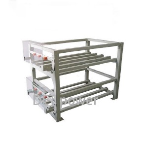 2~3 Layers Metal Car UPS Industrial Battery Storage Retail Display Rack