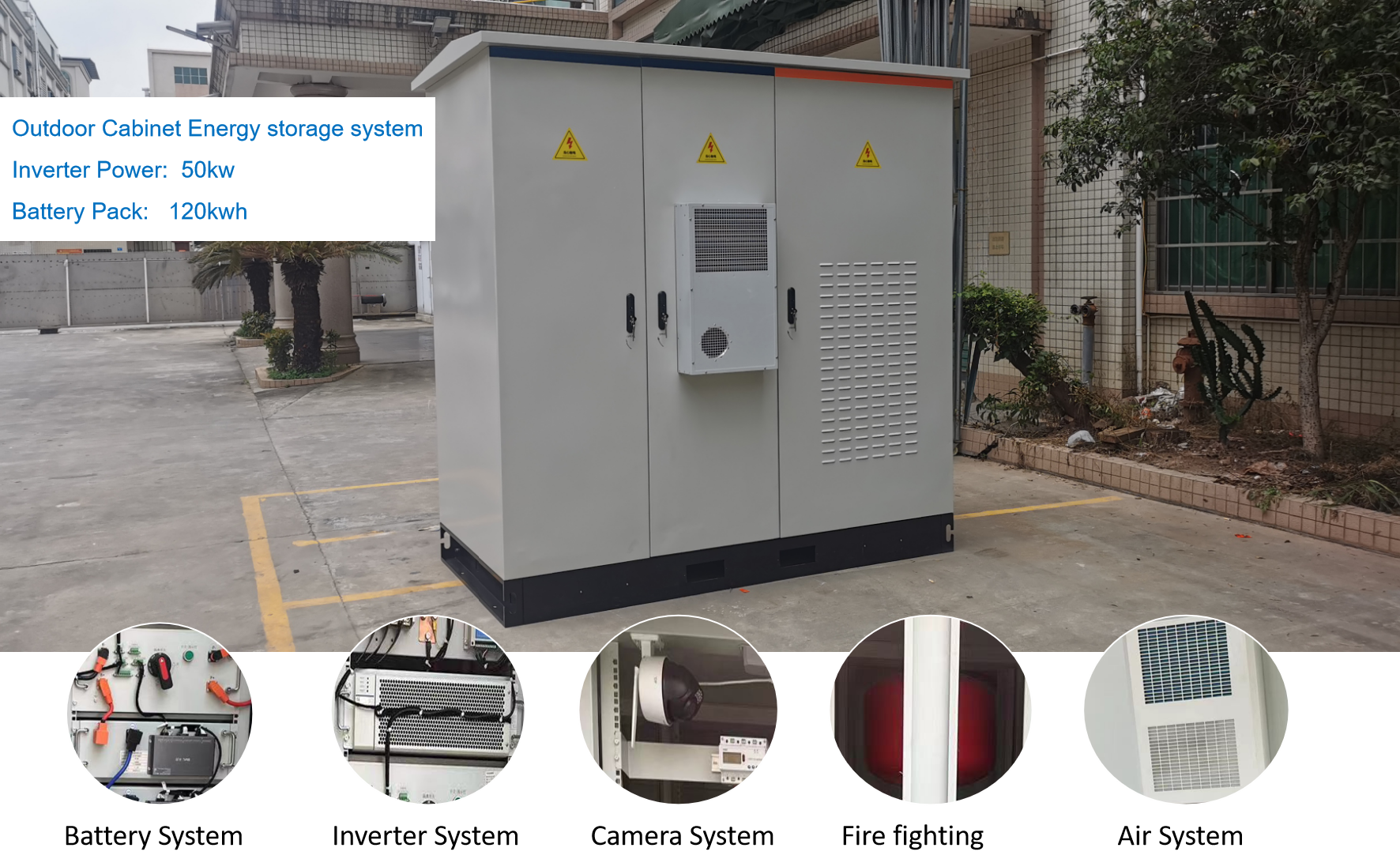 50kw-120kwh Outdoor energy storage system