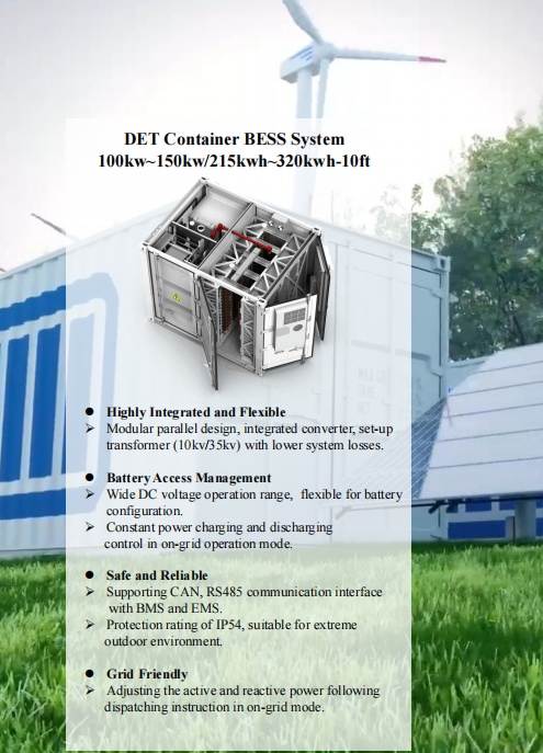 10 – foot energy storage solution? We tailor it for you and unleash the potential of diverse green energy